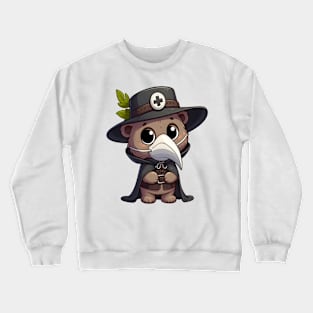 Cute Medieval Doctor Bear Kawaii Crewneck Sweatshirt